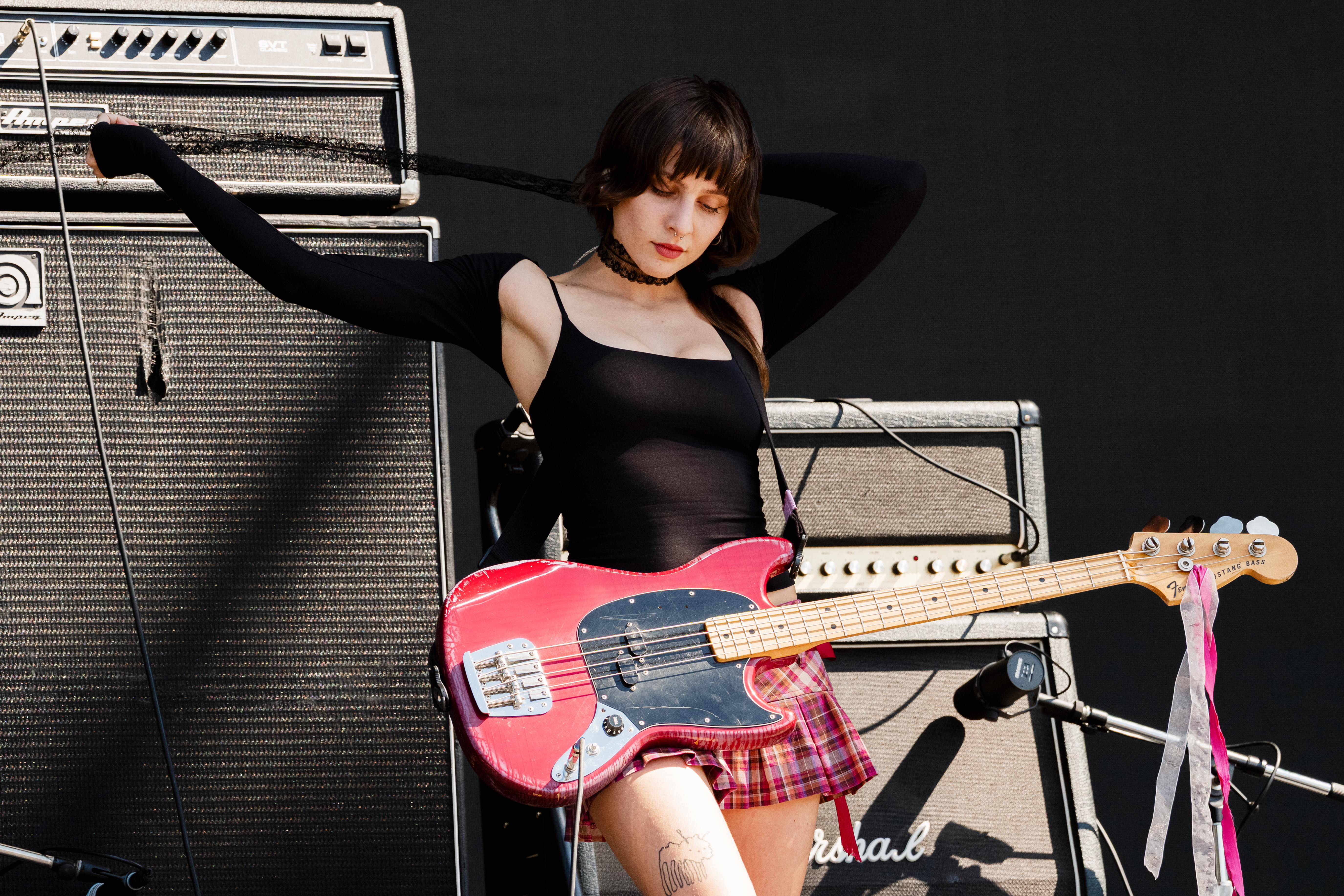 A photo of a member of the band Julie